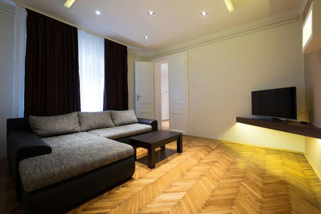 Central Apartments Belgrad Exteriör bild